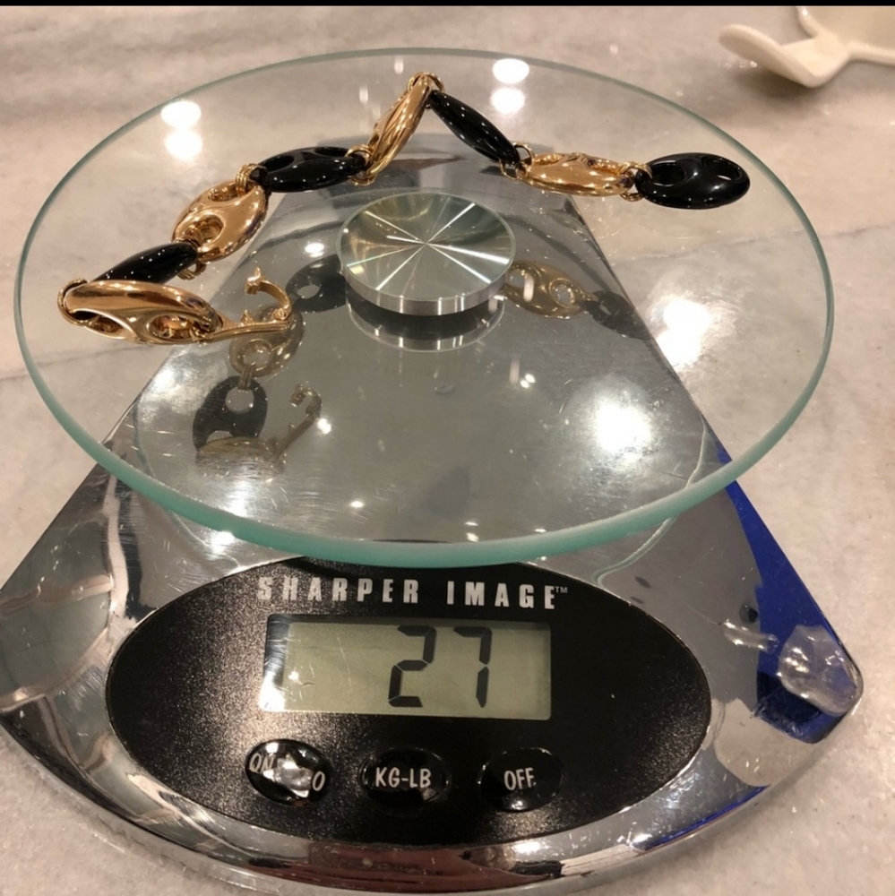 14K and Onyx Bracelet